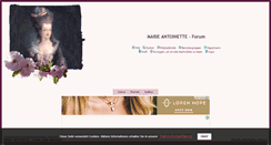 Desktop Screenshot of marie-antoinette.forenking.com