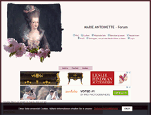 Tablet Screenshot of marie-antoinette.forenking.com
